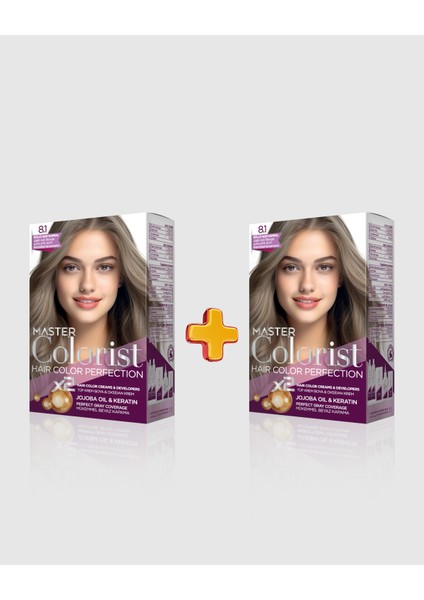 2'li Set Boya 8.1 Küllü Açık Kumral