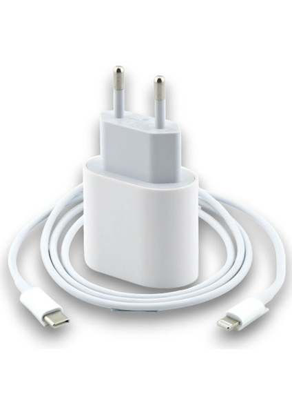 Apple Uyumlu 20W Hızlı Şarj Seti - Type-C Adaptör + Lightning Kablo | Propice Teknolojik Mağaza indirimleri