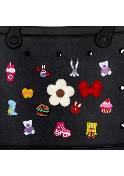 Rahat Taşınabilir Eva Omuz Çantası – Charm Detaylı fırsatları