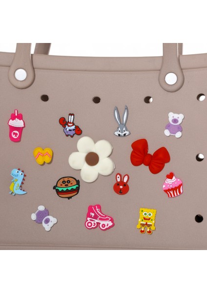 Rahat Taşınabilir Eva Omuz Çantası – Charm Detaylı fırsatları