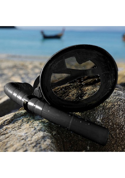 Şnorkel Tüplü Dalış Için Şnorkelli 180 ° Panoramik Geniş Görüş Buğu Önleyici Tüplü Dalış Maskesi (Yurt Dışından) modelleri