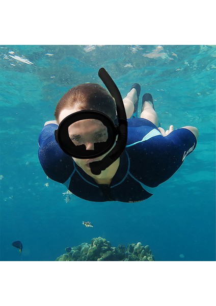 Şnorkel Tüplü Dalış Için Şnorkelli 180 ° Panoramik Geniş Görüş Buğu Önleyici Tüplü Dalış Maskesi (Yurt Dışından) indirimleri