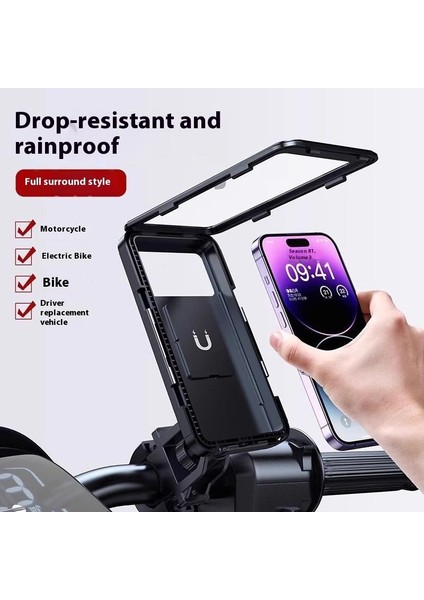 Su Geçirmez Cep Telefonu Tutucu Elektrikli Araç Motosiklet Bisiklet Navigasyon Cep Telefonu Tutucu (Yurt Dışından) fiyatları