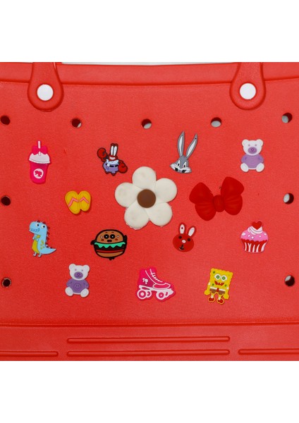 Rahat Taşınabilir Eva Omuz Çantası – Charm Detaylı fırsatları