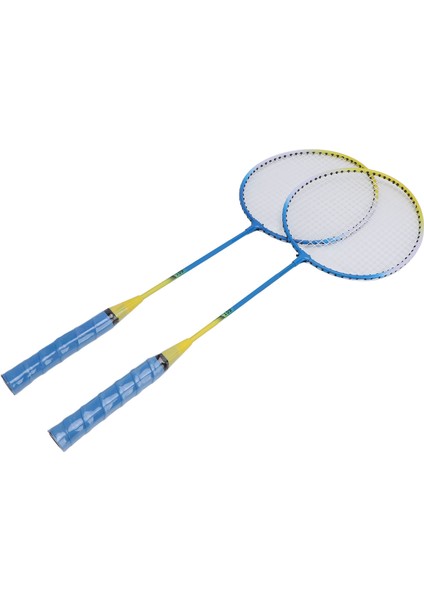 1 Çift Badminton Raketi Seti 3 Naylon Raketle 2 Oyuncu Badminton Seti Taşıma Çantası ile Spor Eğitimi Için Eğlence Mavi (Yurt Dışından) indirimleri