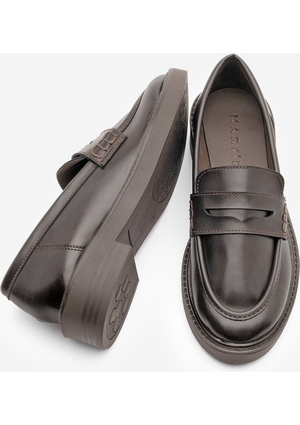 Kadın Loafer Günlük Klasik Ayakkabı Casual Makosen Fonle