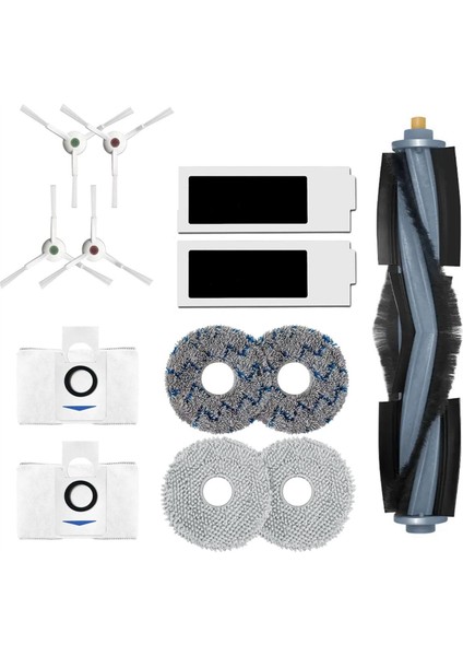 Ecovacs Deebot T20 Omnı /T20 /T20 Max /T20 Pro, Ana Fırça, Hepa Filtreleri, Toz Torbaları (Yurt Dışından)