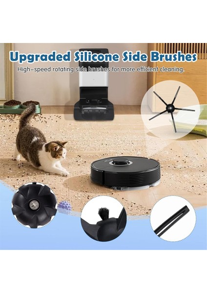 Roborock Q7 / Q7+ / Q7 Max / Q7 Max+ Robot Vakum Ana Yan Fırça Hepa Filtre Mop Bez Torbaları Aksesuarları (Yurt Dışından) modelleri