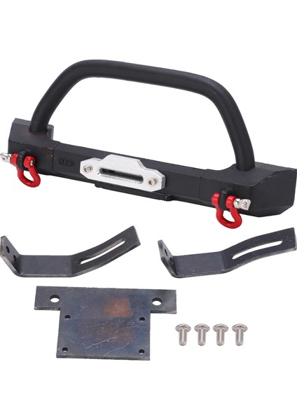 Rc Rock Car Metal Ön Tampon SCX10 90046 90047/TRX4 1/10 Rc Tırmanıcı Yükseltme Parçaları (Yurt Dışından) fiyatları