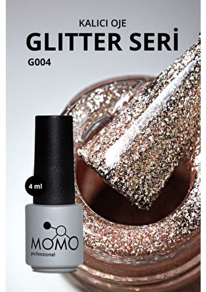Kalıcı Oje G004 Rose Gold 4 ml Yoğun Parıltı ve 3 Haftaya Kadar Kalıcılık indirimleri