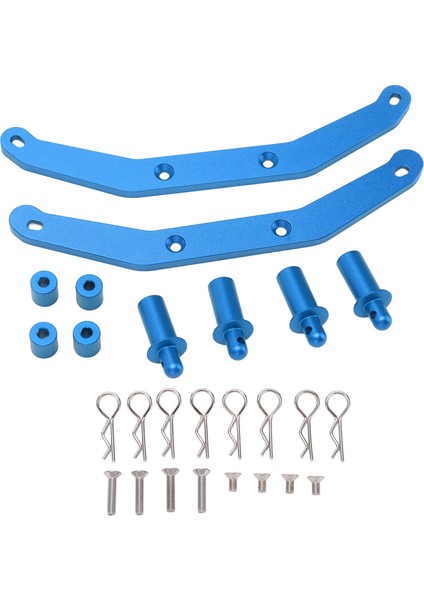 1 Çift Metal Ön Arka Kabuk Sütun Traxxas Slash 4x4 Için 1/10 Rc Araba Ön Arka Kabuk Pillarblue (Yurt Dışından)