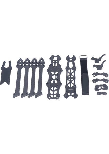 7in 295MM Yarış Drone Çerçeve Karbon Fiber H Yapısı Quadrotor Fpv Drone Çerçeve ile 5mm Kol Aksesuarı Kırmızı (Yurt Dışından) fırsatları