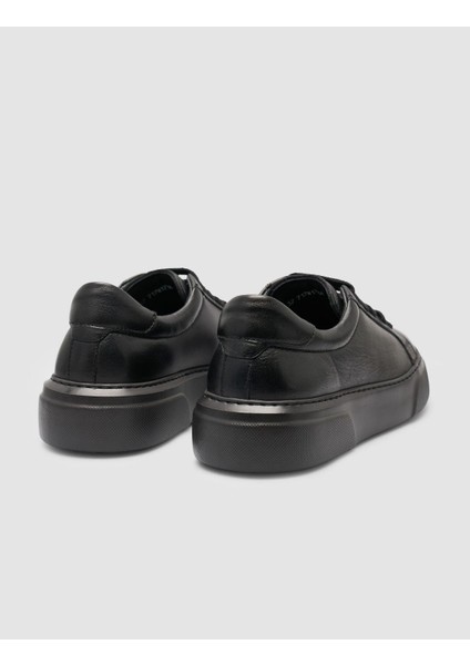 %100 Hakiki Deri Siyah Kadın Sneaker modelleri