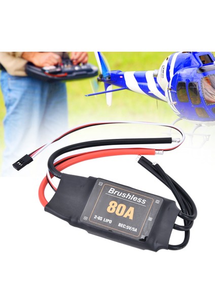 80A Fırçasız Esc Hız Kontrol Cihazı Pil Düşük Voltaj Koruması Rc Aksesuar 2-6s (Yurt Dışından) indirimleri