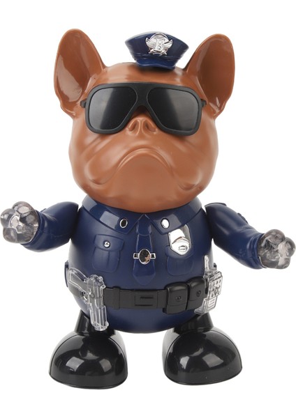 Dans Eden Polis Köpeği Dans Eden Robot Elektrikli Hafif Müzik Çocuk Oyuncağı Çocuk Bulmaca Oyuncak Doğum Günü Hediyesi Noel Hediyesi (Yurt Dışından)
