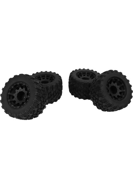 4 Adet Rc Canavar Kamyon Lastikleri Siyah Ka Plastik 12MM Hex Rc Aksesuarları Redcat Hpı Hsp 1/10 (Yurt Dışından) fiyatları