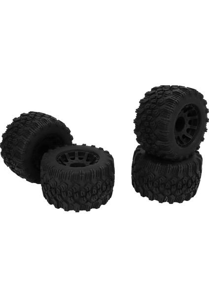 4 Adet Rc Canavar Kamyon Lastikleri Siyah Ka Plastik 12MM Hex Rc Aksesuarları Redcat Hpı Hsp 1/10 (Yurt Dışından) modelleri