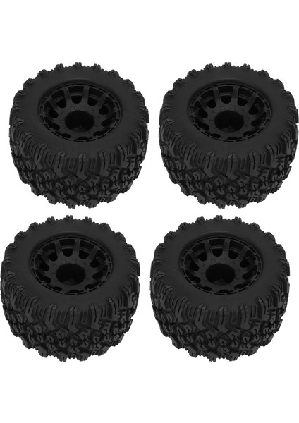 4 Adet Rc Canavar Kamyon Lastikleri Siyah Ka Plastik 12MM Hex Rc Aksesuarları Redcat Hpı Hsp 1/10 (Yurt Dışından) indirimleri