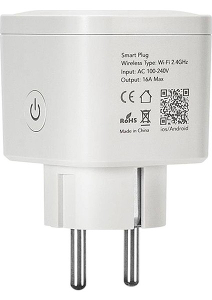 X-Plug XSP9010 On Off Tuşlu Android Ios App Smartlife Telefon Kontrollü 16A Akım Korumalı Wifi Akıllı Priz fiyatları