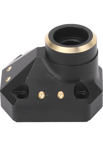 Pirinç Diff Kapak Ön Arka Aks Diff Köprü Kapağı Aks Muhafazası Diferansiyel Kapak Capra 1/10 Rc Araba Için Siyah (Yurt Dışından)