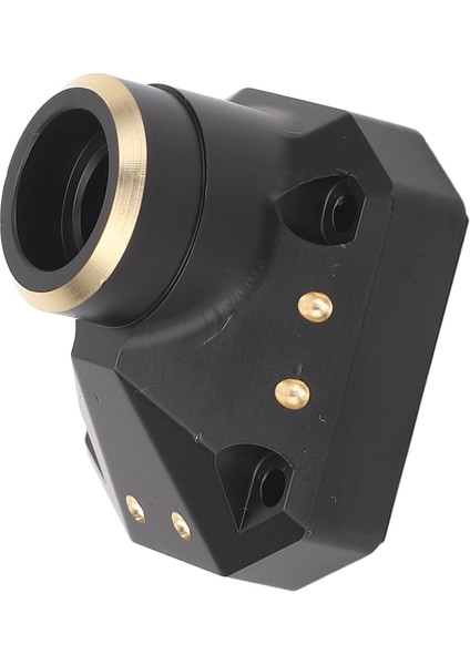 Pirinç Diff Kapak Ön Arka Aks Diff Köprü Kapağı Aks Muhafazası Diferansiyel Kapak Capra 1/10 Rc Araba Için Siyah (Yurt Dışından) modelleri