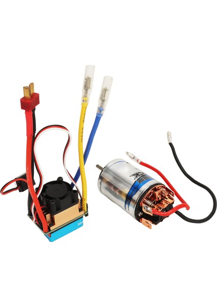 Rc 550 Fırçalı Motor Düşük Gürültü T Erkek Tak 60A Yüksek Güç Istikrarlı Rc Fırçalı Motor Esc Kiti Traxxas Rc Paletli 11 T (Yurt Dışından) indirimleri