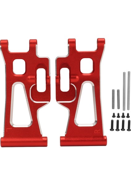 1 Çift Rc Arka Alt Süspansiyon Kolları Alüminyum Alaşımlı Salıncak Kolu Için Yedek Mjx 14210 14209 1/14 Uzaktan Kumanda Araba Kırmızı (Yurt Dışından)