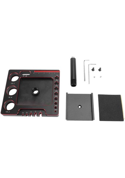 Rc Araba Çalışma Standı Profesyonel Alüminyum Alaşım Rc Araba Tamir Iş Istasyonu Onarım Aracı Seti ile SCX24 FCX24 1/18 1/24 Rc Arabalar (Yurt Dışından)