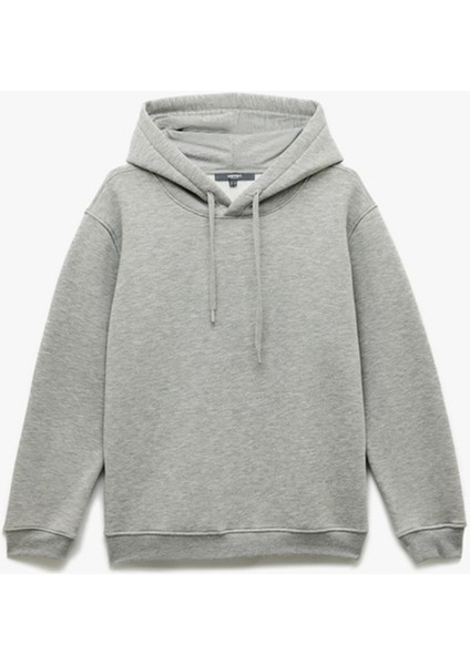 6WAM70015MK 049 Grı Erkek Pamuk Jersey Sweatshırt modelleri