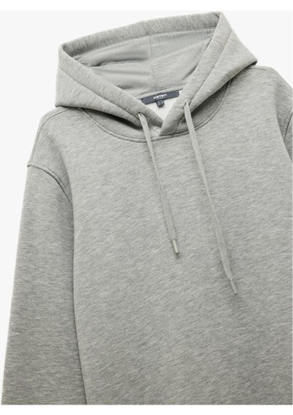 6WAM70015MK 049 Grı Erkek Pamuk Jersey Sweatshırt indirimleri