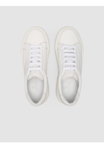 %100 Hakiki Deri Beyaz Kadın Sneaker fırsatları