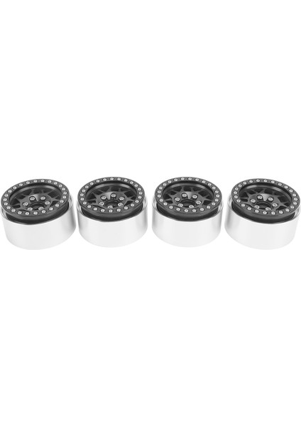 4 Adet 1.9 In Rc Jantlar Alaşım Cnc Işleme 1/10 Rc Beadlock Tekerlek Göbeği Eksenel SCX10 90046 Axı 03007 Redcat Mst Titanyum (Yurt Dışından)