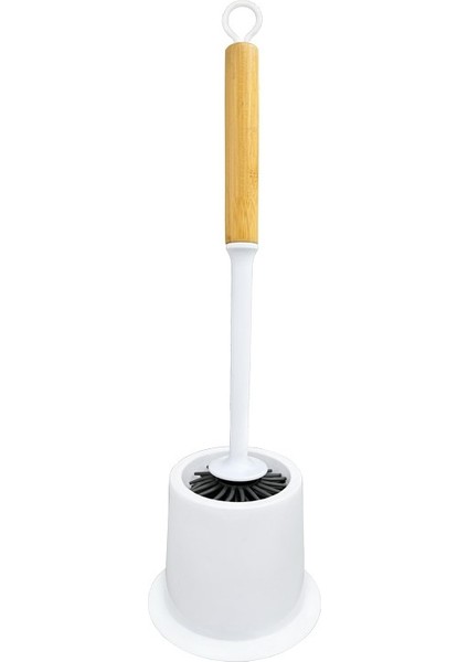 Vıchy Bambu Saplı Klozet Fırçası – Dayanıklı ve Hijyenik Tuvalet Fırçası VCH-6602