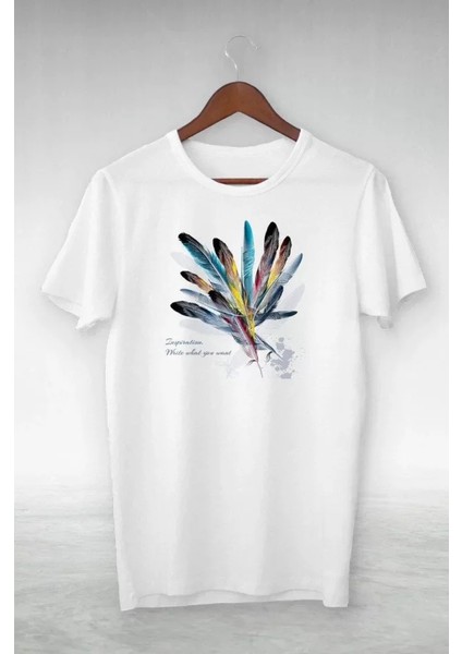 Eyesof Unisex Baskılı Oversize T-Shirt - Beyaz fiyatları