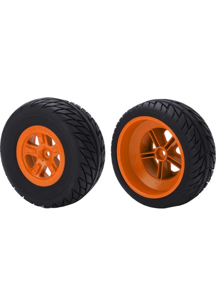 4 Adet Rc Araba Lastik Lastikler Jant Seti Rc Araba Lastik Lastikler 1/10 Kısa Kulvar Truckorange (Yurt Dışından) fırsatları