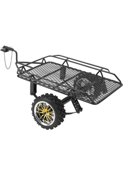 Rc Küçük Römork Yeterli Depolama Alanı Demir Ka Kolay Kurulum Dekoratif Pratik Metal Rc Kova Römorku Siyah (Yurt Dışından) fırsatları