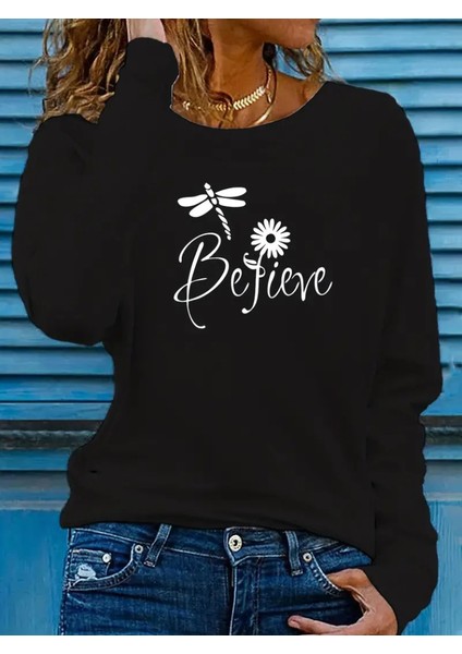 Eyesof Kadın Uzun Kollu Bisiklet Yaka Çiçek Desenli Viskon Bluz indirimleri