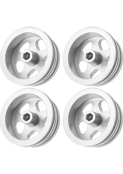 4 Adet Rc Araba Jant Alüminyum Alaşımlı Sağlam Yapı Şık Görünüm Tekerlekler Hub Jant MN82 Rc Araba Gümüş (Yurt Dışından) modelleri