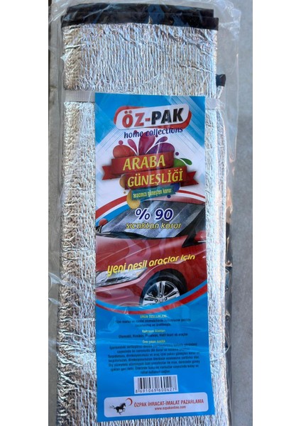 Oto Güneşlik Katlanabilir Isı ve Güneş Koruyucu