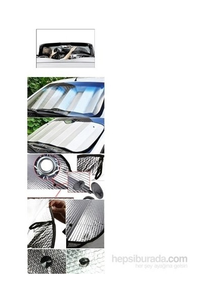 Oto Güneşlik Katlanabilir Isı ve Güneş Koruyucu indirimleri