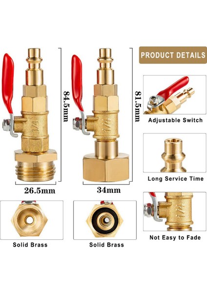 Rv Kışlama Patlama Adaptörü 14IN Bağlantı Fişi 34IN Ght Hortumu Için (Yurt Dışından) indirimleri