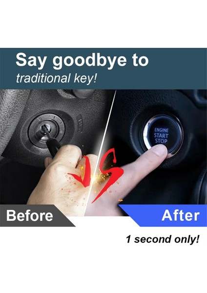 Araba Alarmı Tek Düğmeli Startstop Sistem Kiti Uzaktan Motor Kapı Kilidi (Yurt Dışından) indirimleri