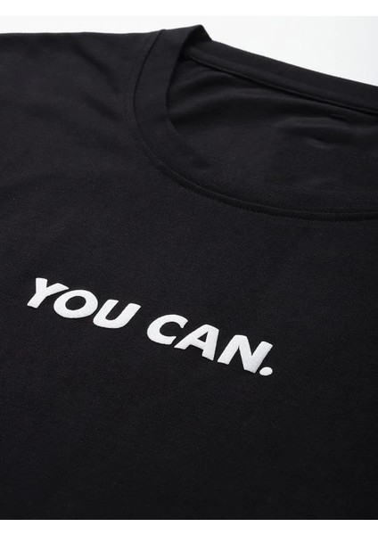 Eyesof Baskılı Oversize T-Shirt - Siyah