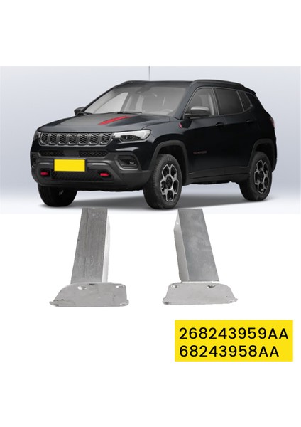 Compass 2017-2022 Için Güçlendirme Yük Kirişi Braketi 68243959AA (Yurt Dışından)