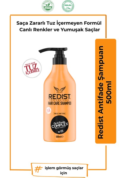 Tuzsuz Şampuan 500 ml Keratin ve Brezilya Fönü Sonrası Tüm Saç Tipleri için Özel Bakım