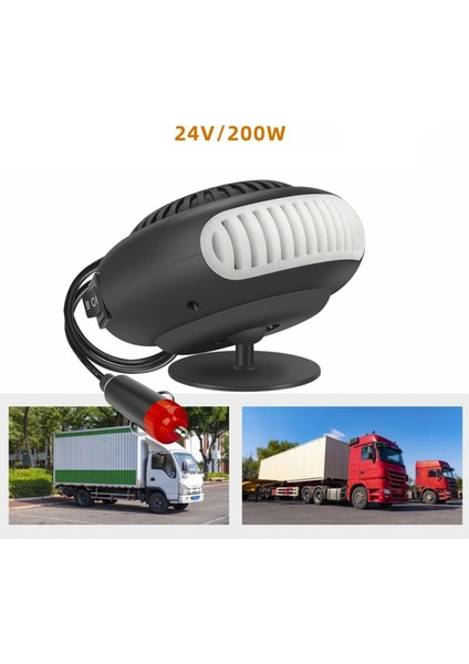 24V 200W Taşınabilir Otomatik Isıtıcı Buz Çözücü Elektrikli Isıtıcı 360 Derece (Yurt Dışından)