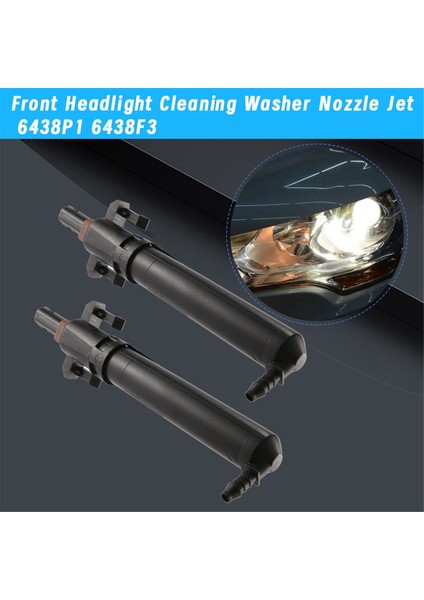 2 Adet Ön Far Temizleme Yıkama Nozulu (Yurt Dışından) indirimleri