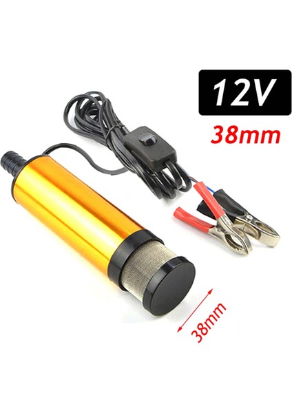 Araba Elektrikli Yakıt Pompası Dc 12V 38MM (Yurt Dışından)