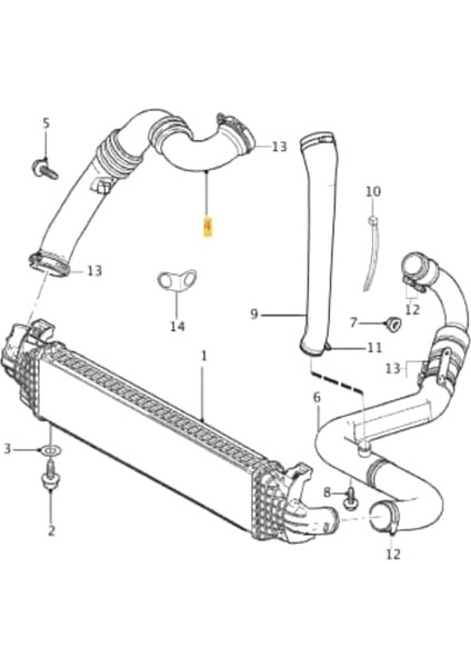 3M516C646YH Intercooler Egr Turbo Hortum Borusu (Yurt Dışından) fırsatları