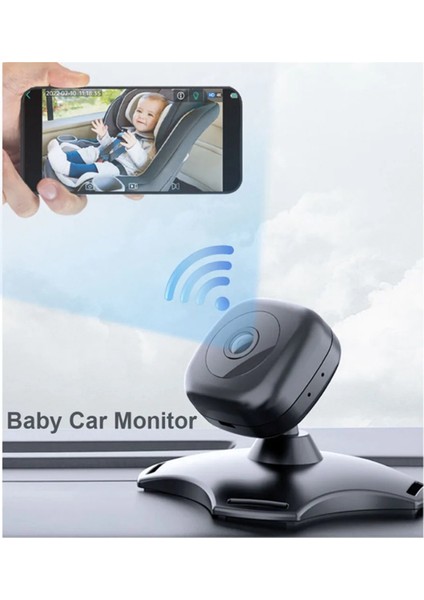 Wifi Bebek Arabası Monitörü Bebek Arka Koltuk Kablosuz Izleme Kamerası 360 (Yurt Dışından) fırsatları